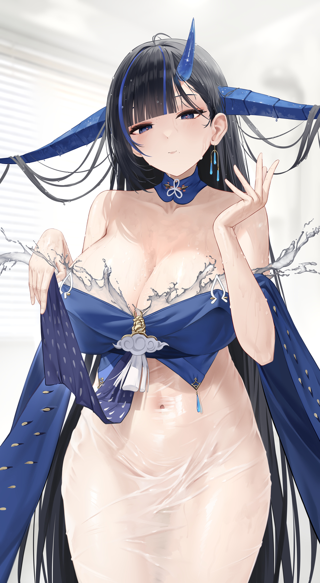 This is a pixiv picture whose title is 雲龍.