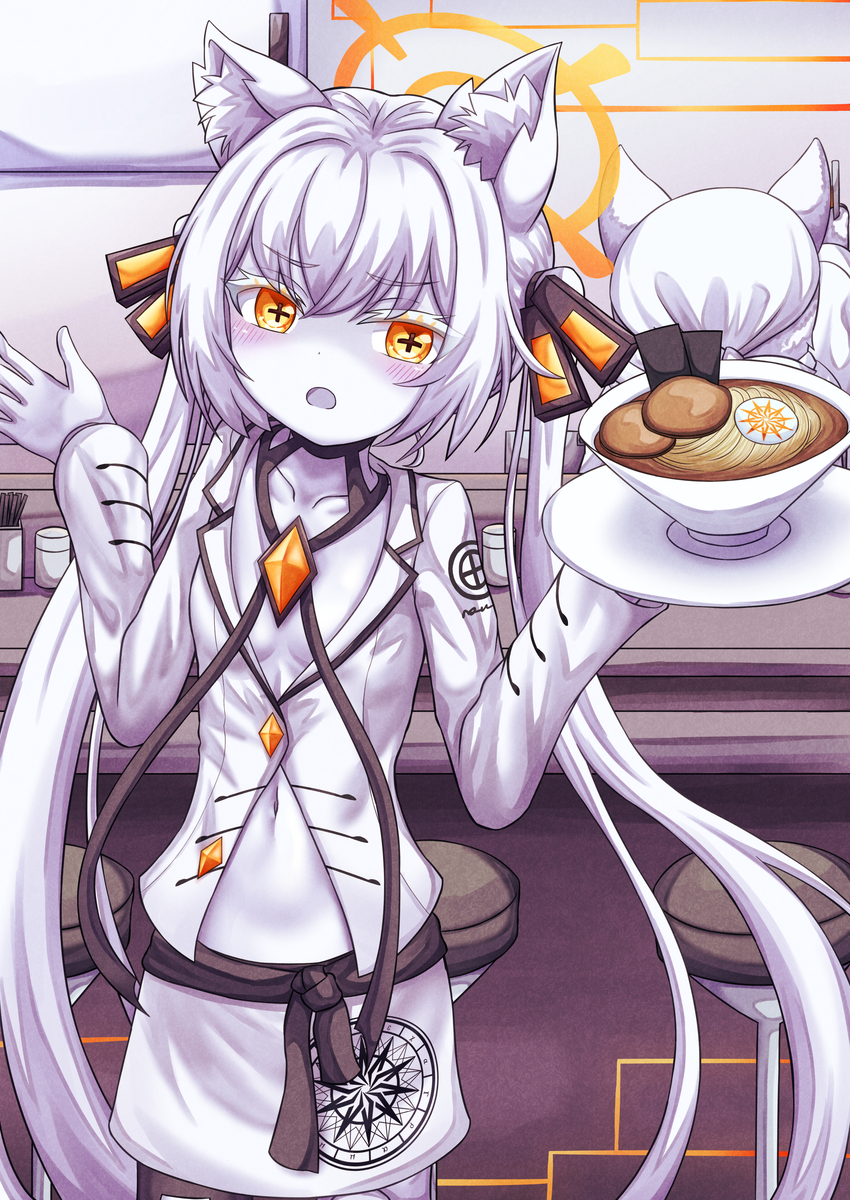 This is a pixiv picture whose title is 白いセリカと進化した柴関ラーメン.