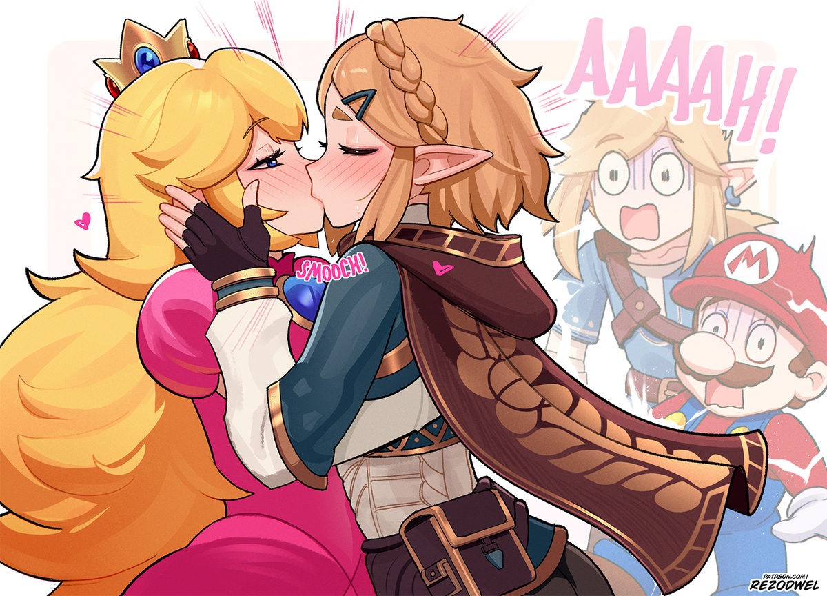 This is a pixiv picture whose title is 軽いキス.