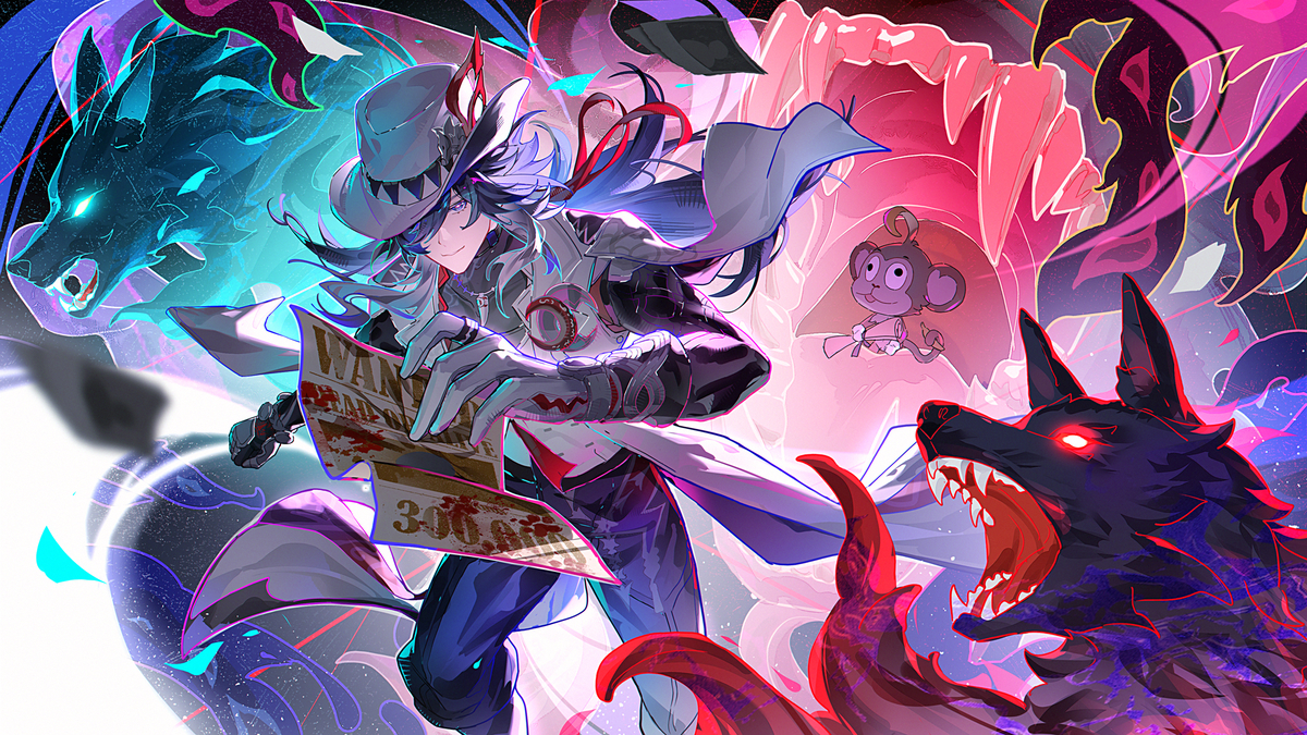This is a pixiv picture whose title is 不死.