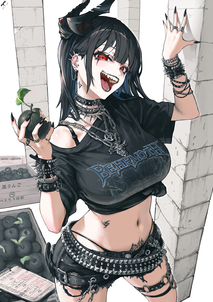 This is a pixiv picture whose title is ベヒモス.