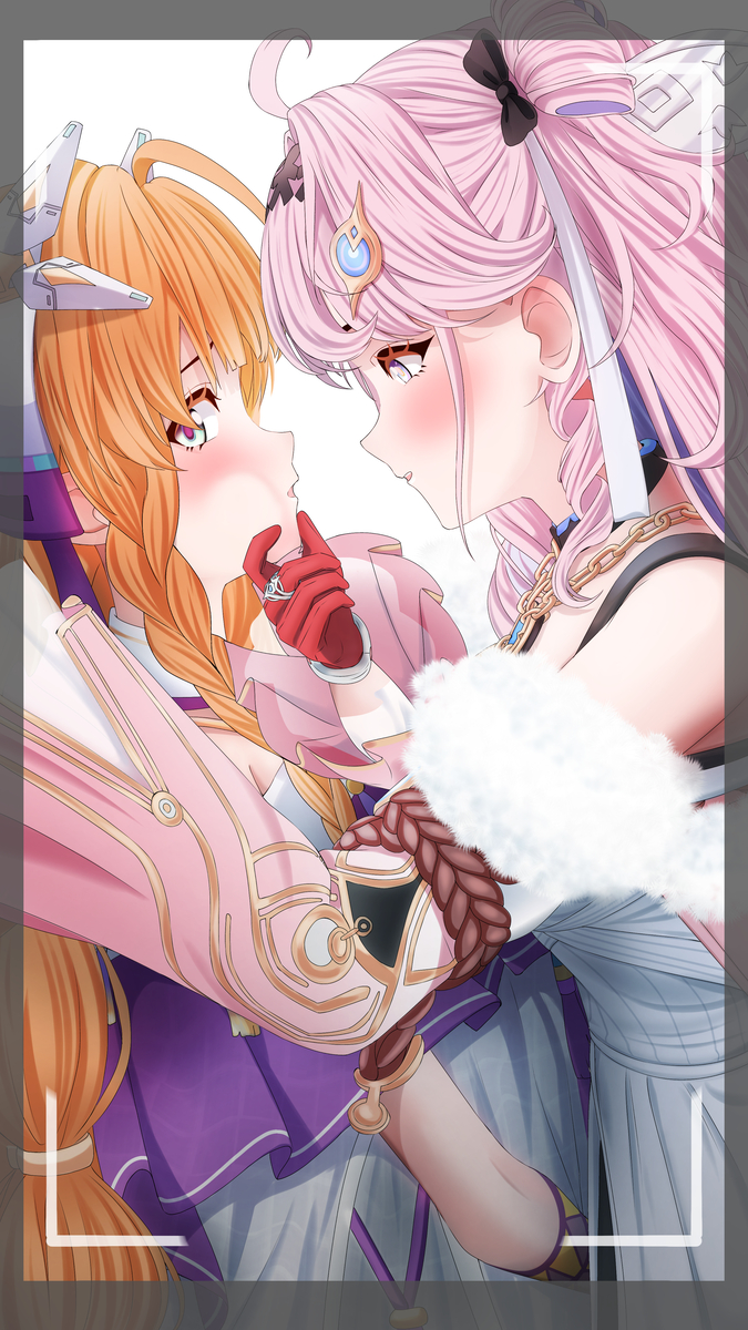 This is a pixiv picture whose title is 永遠の友達 . . . 3 2 。.