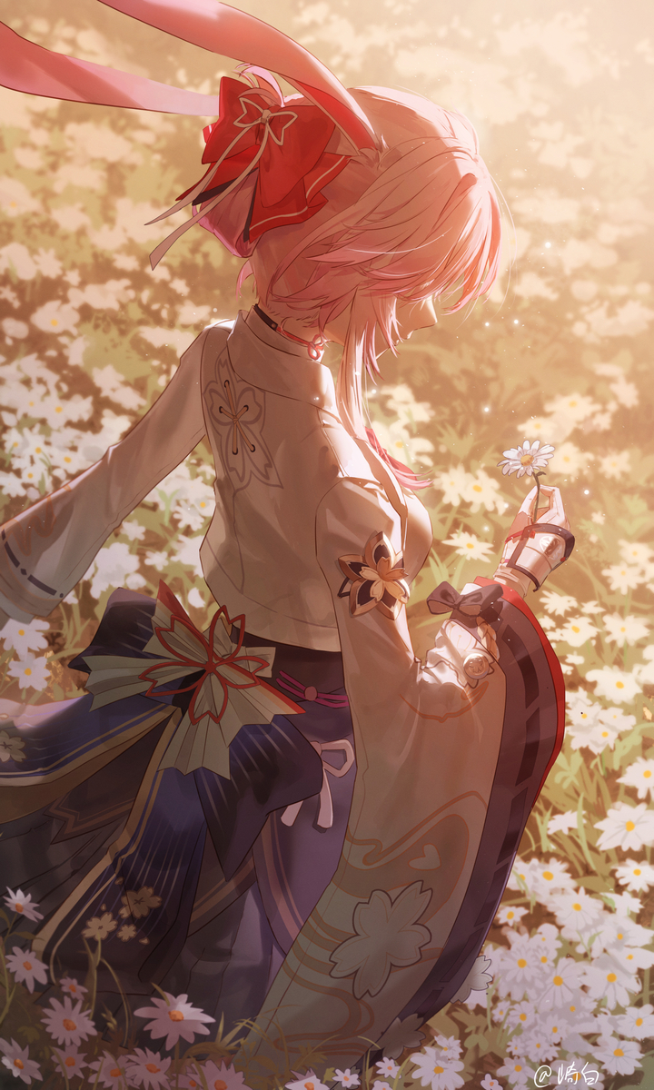 This is a pixiv picture whose title is 绯英.