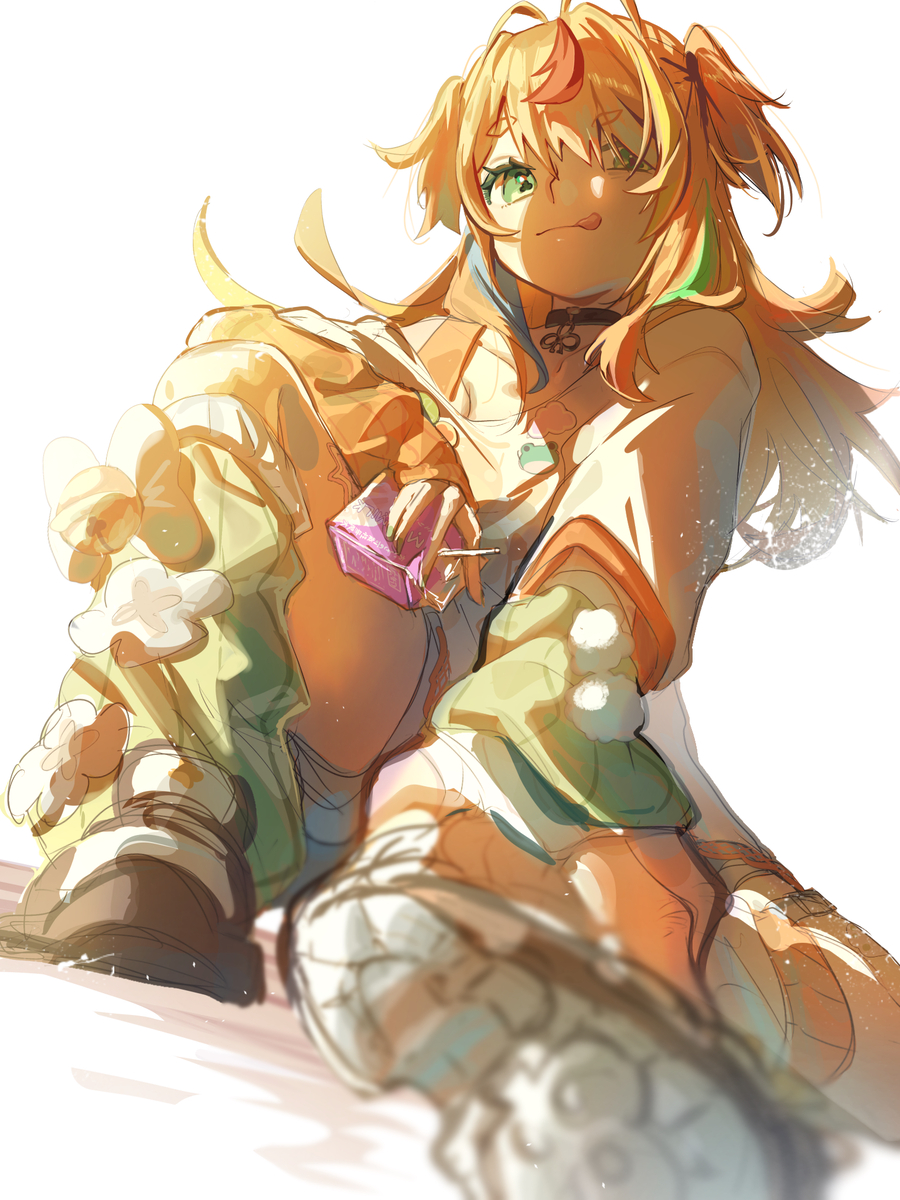 This is a pixiv picture whose title is こまぴ新衣装.