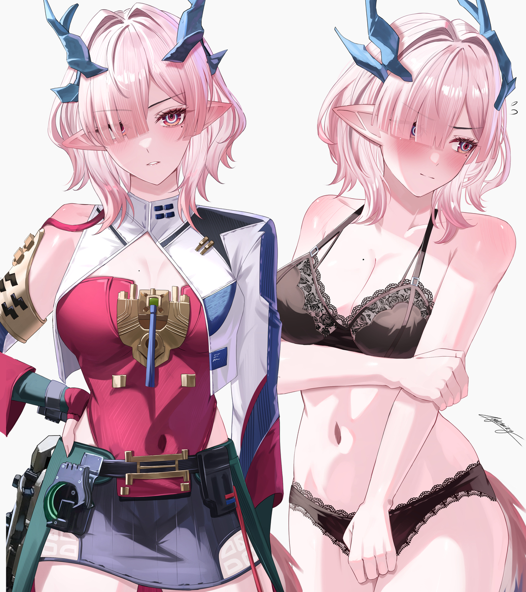 This is a pixiv picture whose title is ミ・フ.