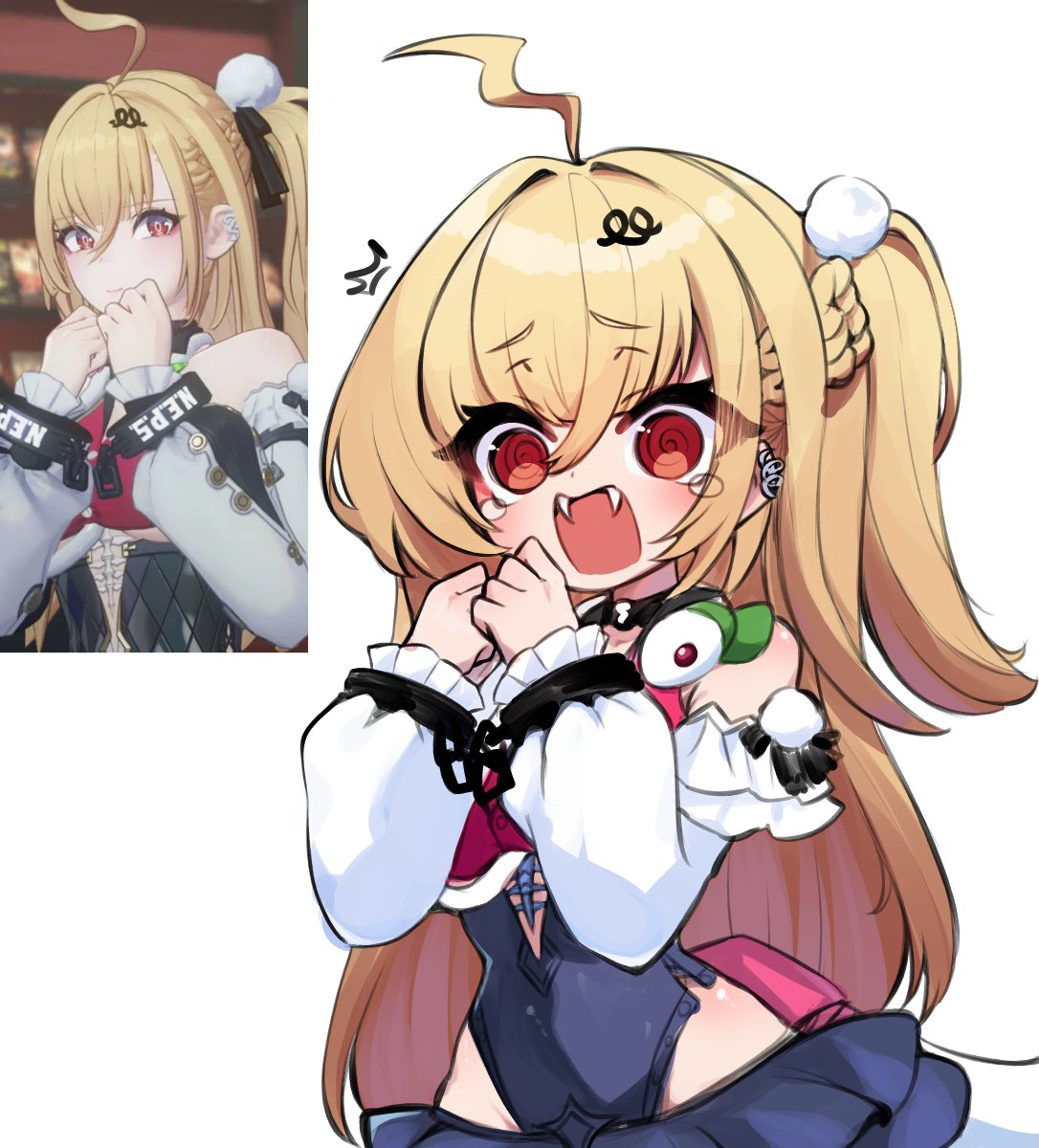 This is a pixiv picture whose title is 시시아.