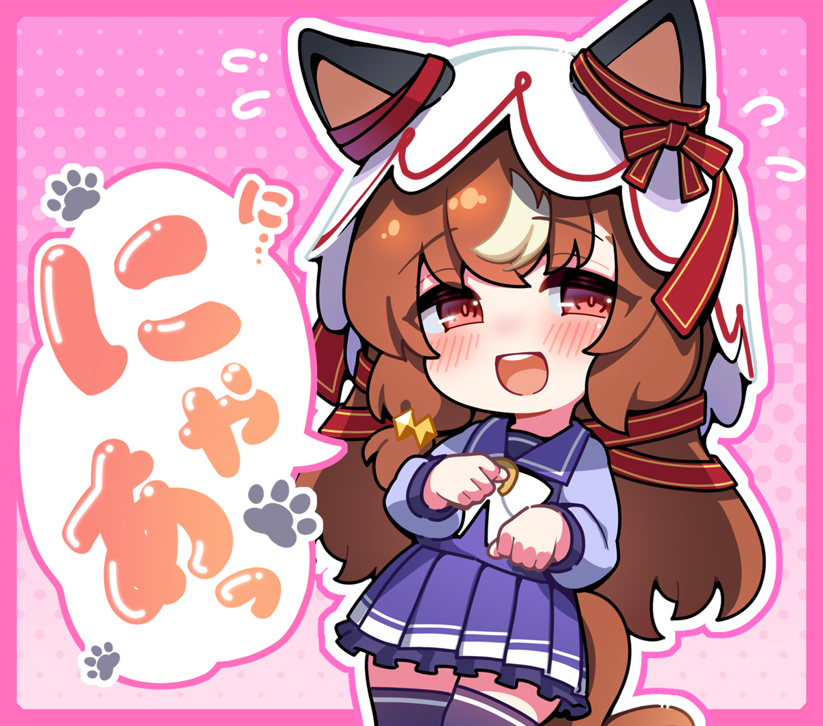 This is a pixiv picture whose title is イヤカバーの模様を変えてみよう.