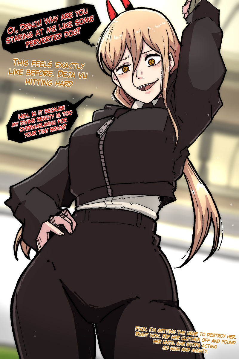 This is a pixiv picture whose title is Public train page 0 (Power).