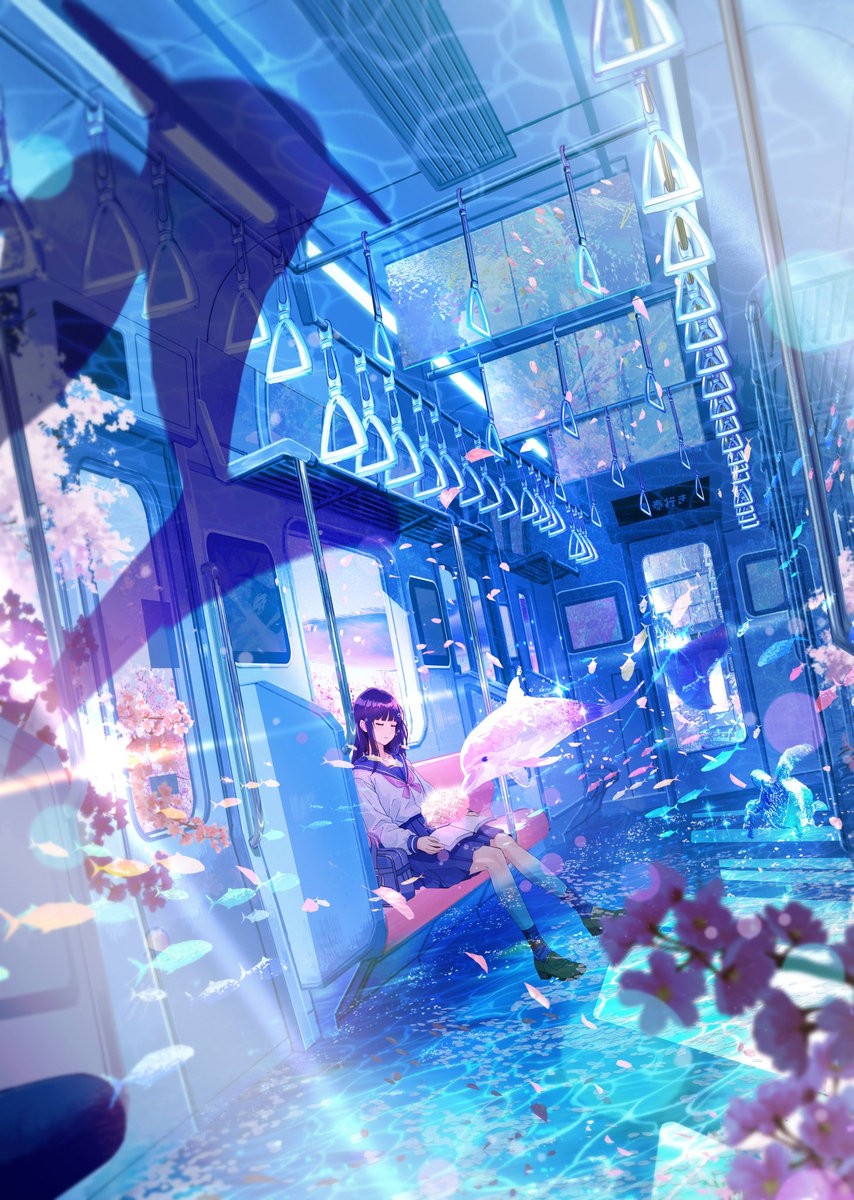 This is a pixiv picture whose title is 春のまどろみ.