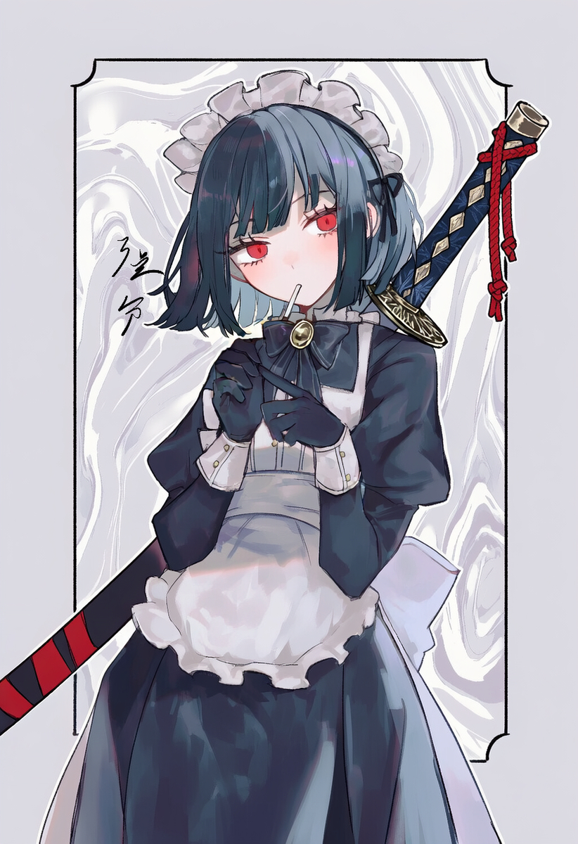 This is a pixiv picture whose title is 良.