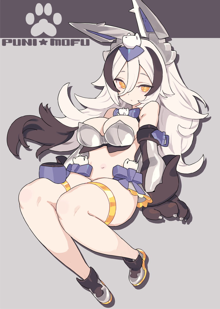 This is a pixiv picture whose title is PUNI☆MOFU銀ラン発売！🐺.