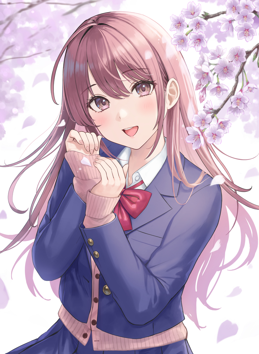 This is a pixiv picture whose title is 陽春.