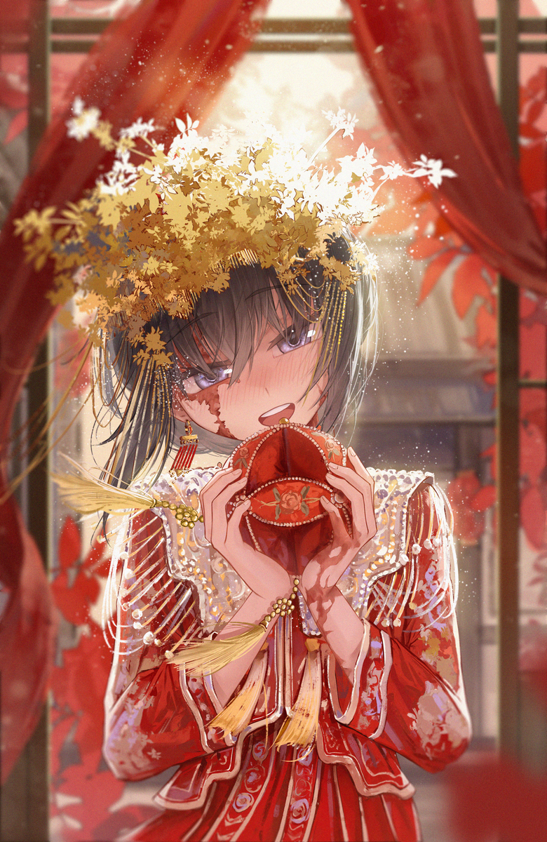 This is a pixiv picture whose title is 结婚.