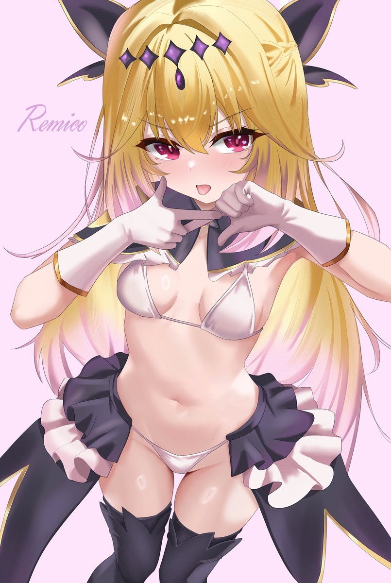 This is a pixiv picture whose title is 三月粉丝点图福利.