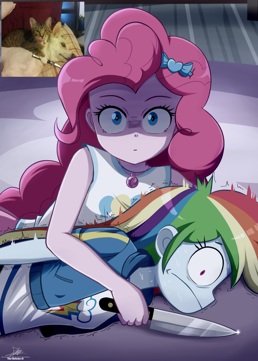 This is a pixiv picture whose title is .:Playing:. (EqG).