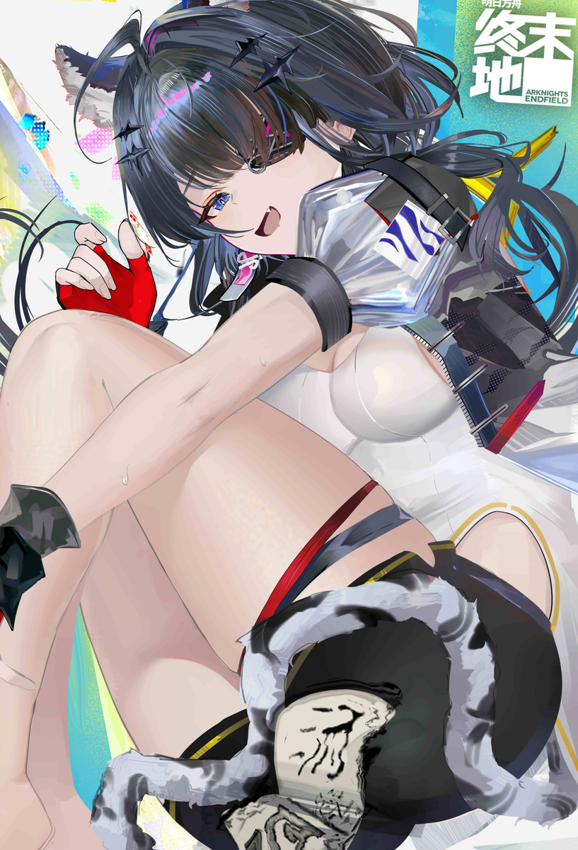 This is a pixiv picture whose title is 傻子.