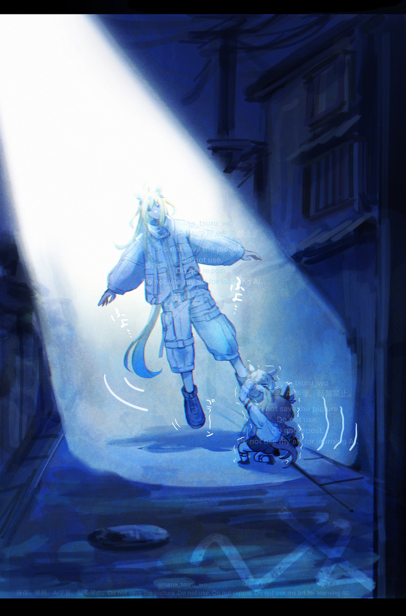 This is a pixiv picture whose title is 【※ウマ息子元性別】アブダクションネオユニアースピサ.