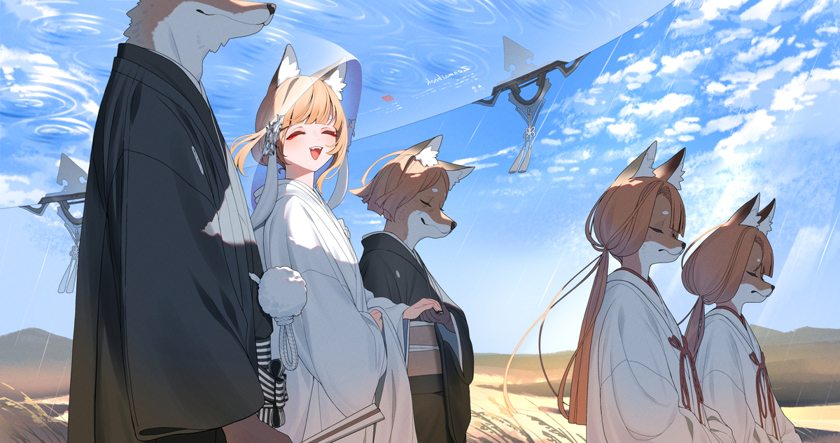 This is a pixiv picture whose title is Skeb104.
