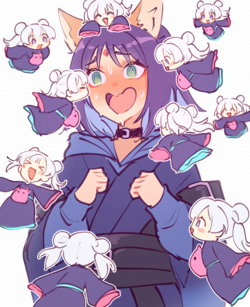 This is a pixiv picture whose title is YACHIYO ATTACK.