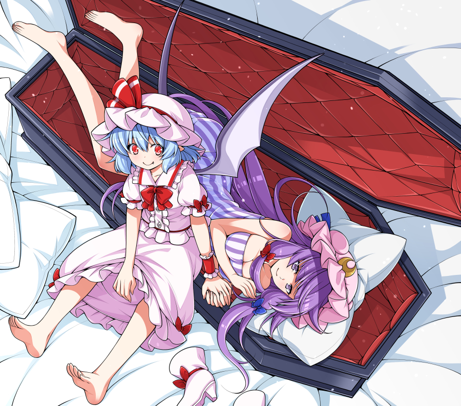This is a pixiv picture whose title is レミパチュ.