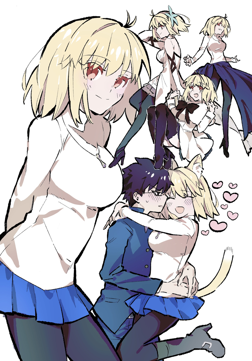This is a pixiv picture whose title is 型月.