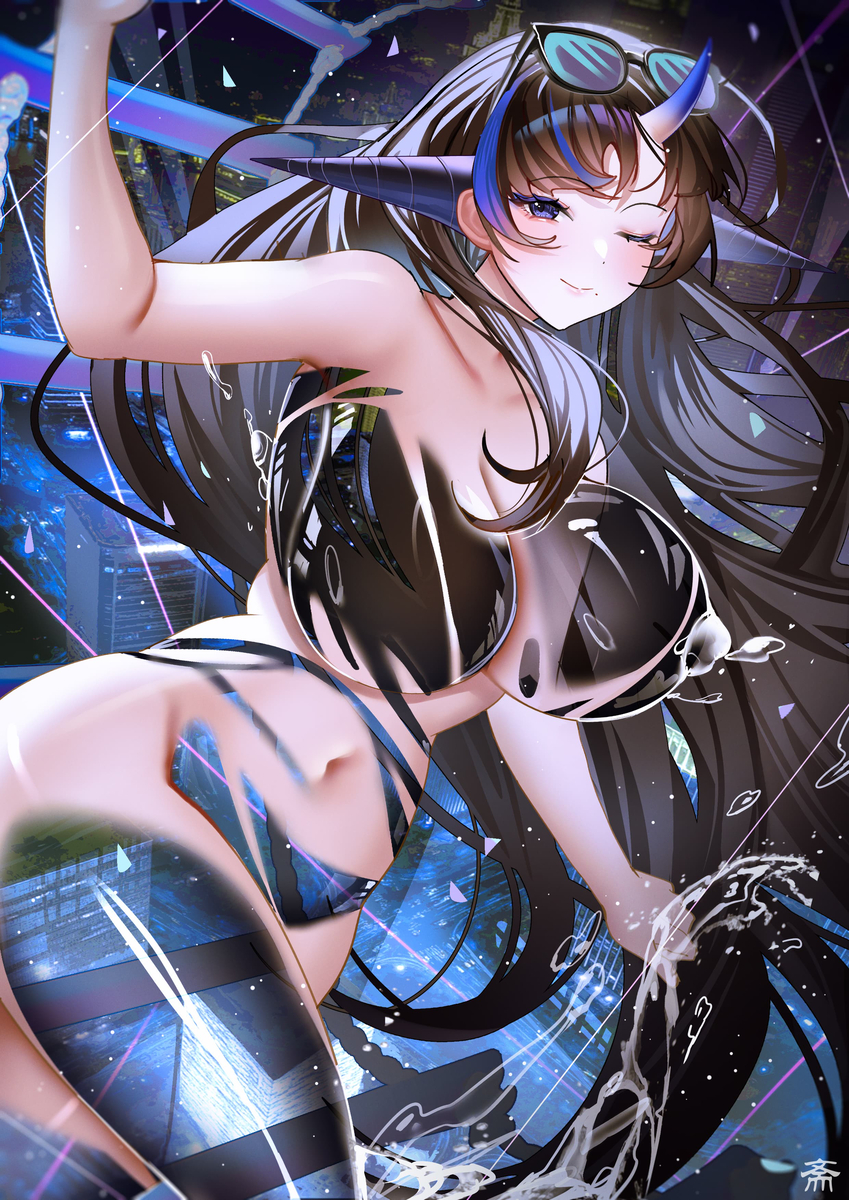 This is a pixiv picture whose title is 雲龍.