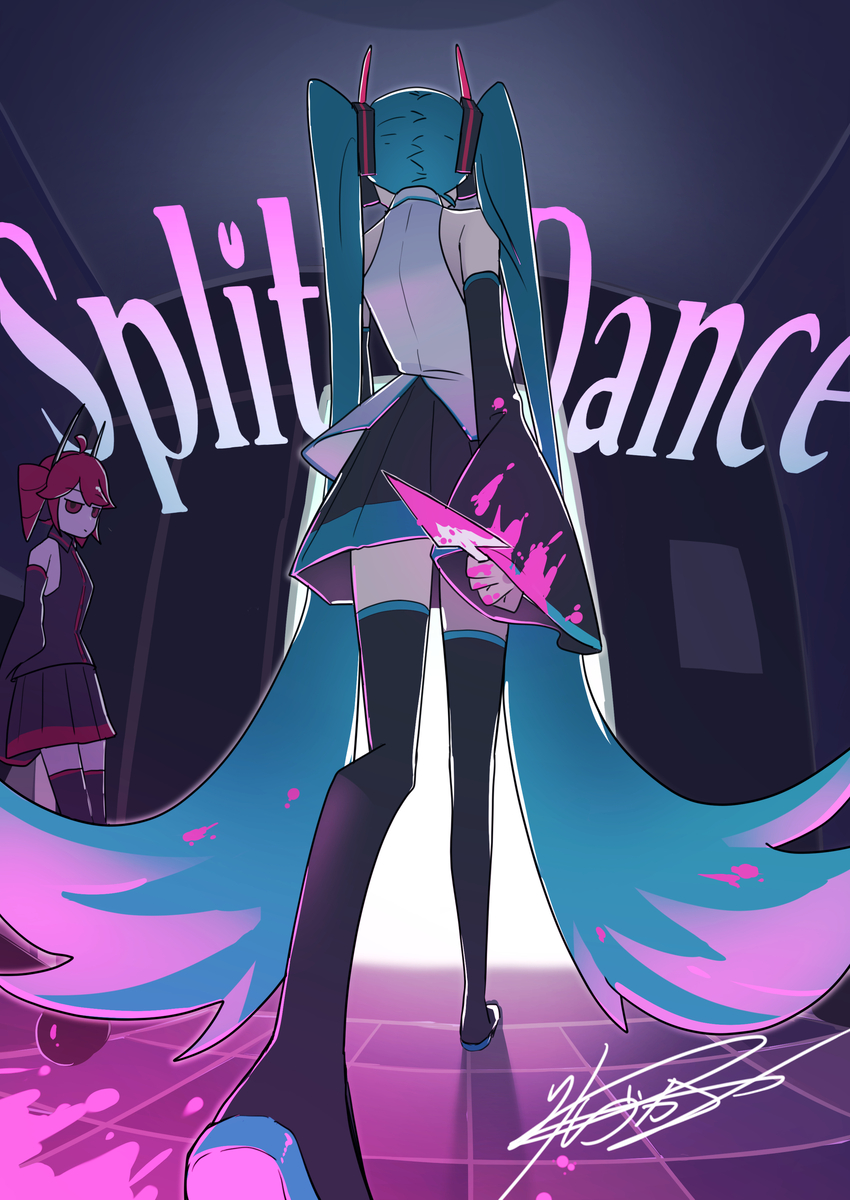 This is a pixiv picture whose title is スプリットダンスFA.