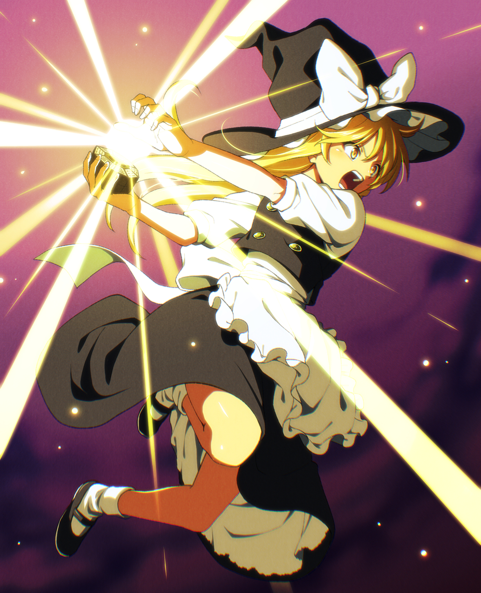 This is a pixiv picture whose title is 弾幕はパワーだぜ☆.