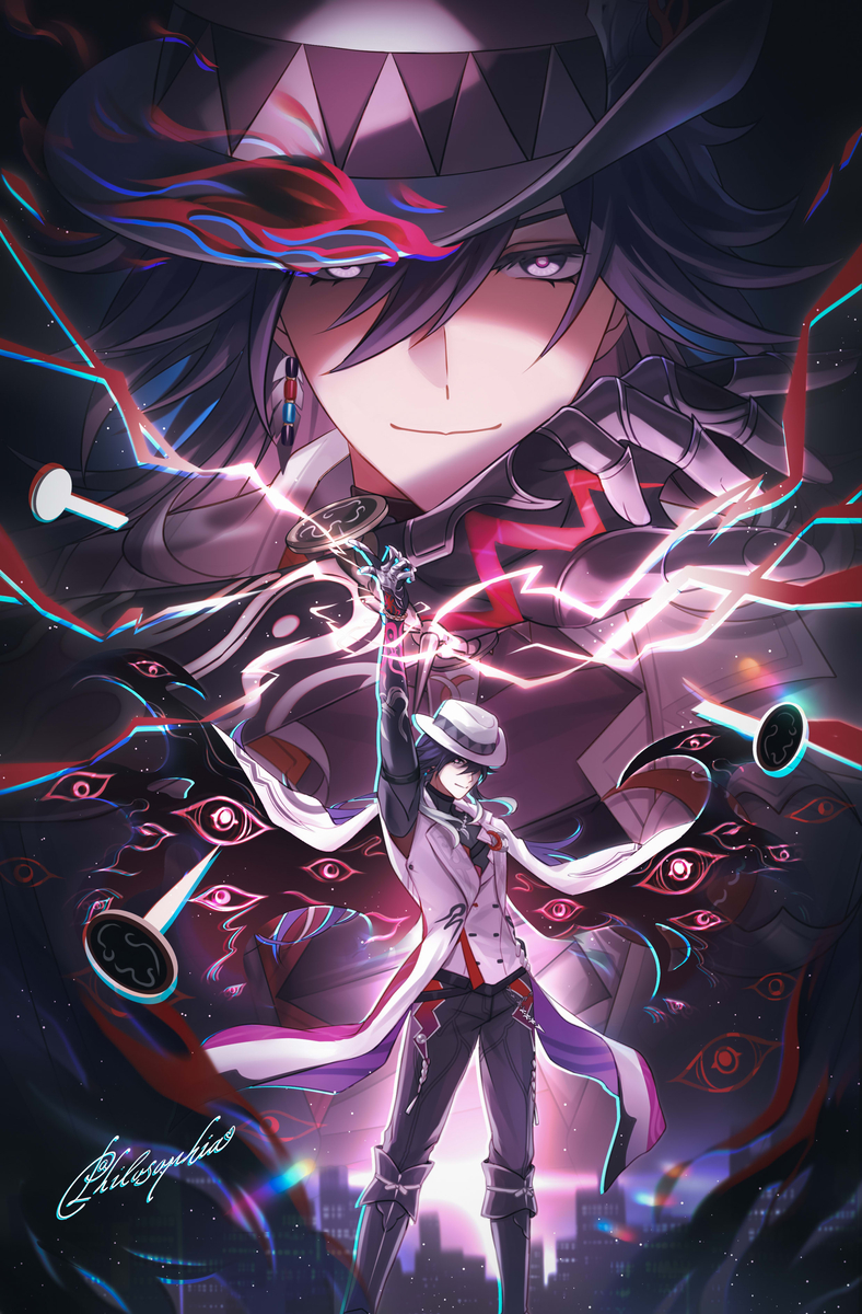 This is a pixiv picture whose title is 不死途.