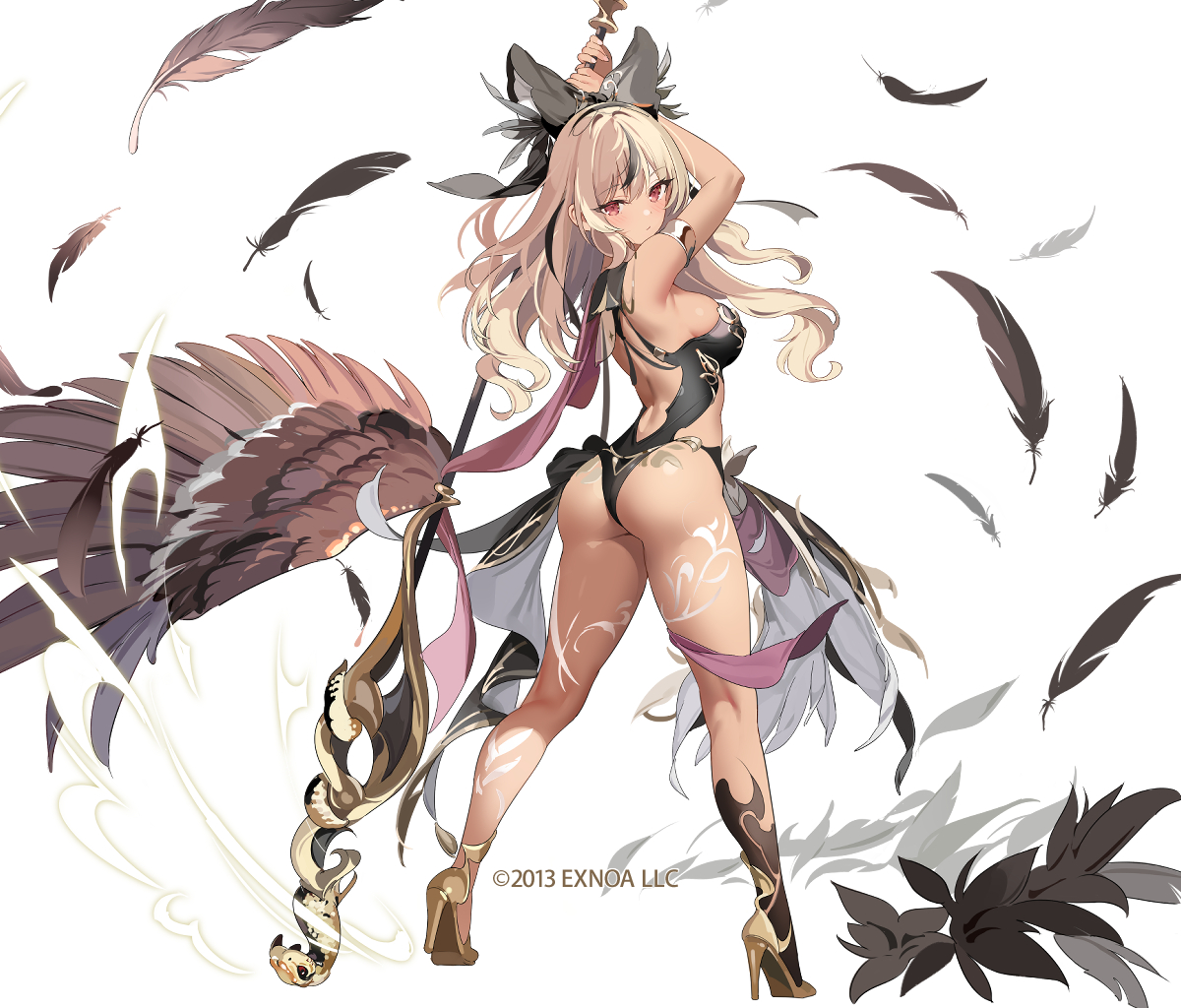 This is a pixiv picture whose title is 【千年戦争アイギス】命餐の巫女イェクトリ.