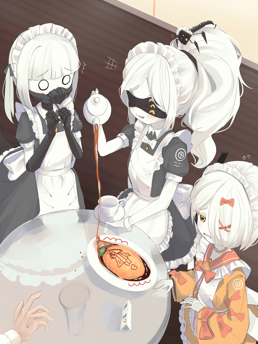 This is a pixiv picture whose title is オウル（メイド）.