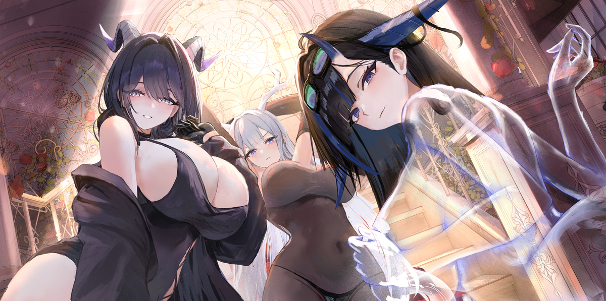 This is a pixiv picture whose title is 雲龍名寄木津(アズールレーン).