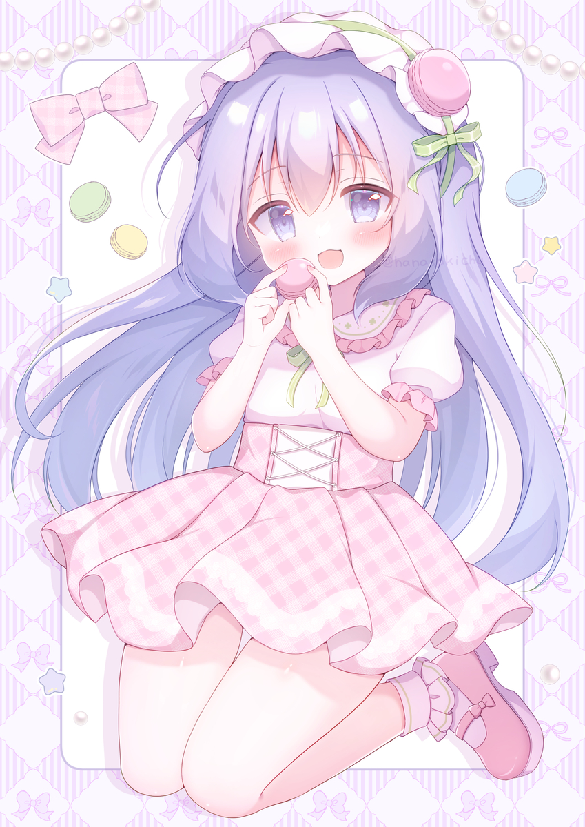 This is a pixiv picture whose title is 🩷🍀.