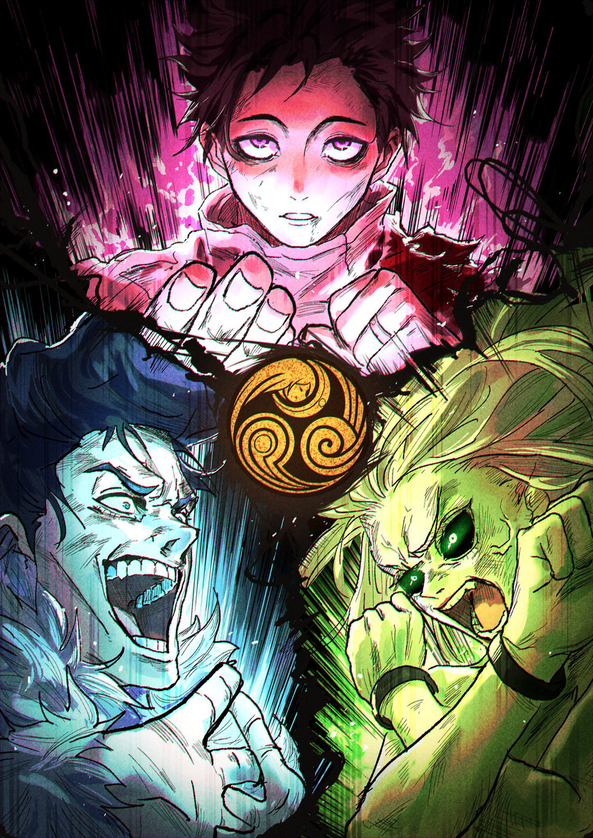 This is a pixiv picture whose title is 「「「領域展開」」」.