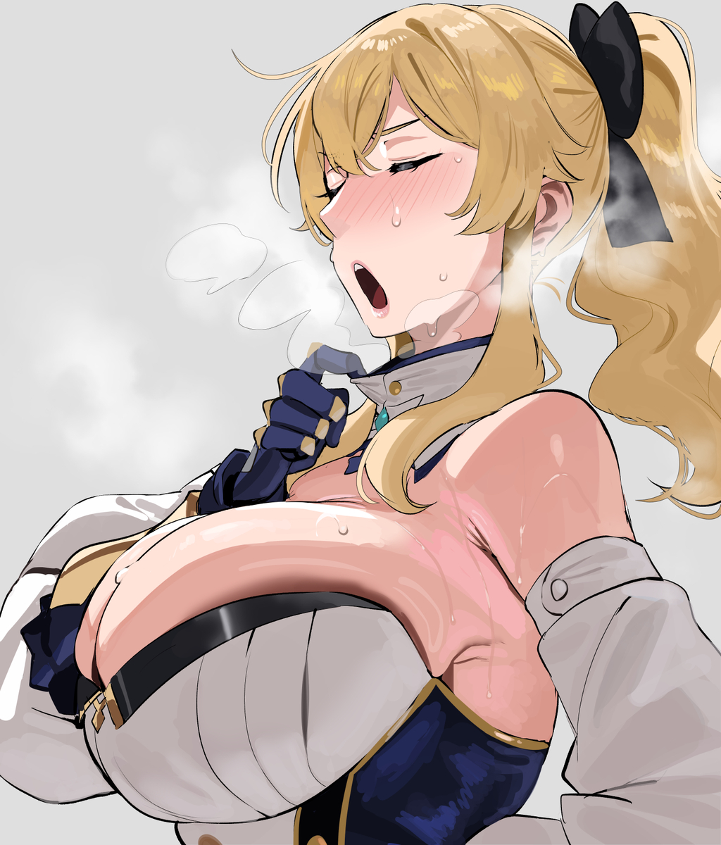 This is a pixiv picture whose title is Jean hot.