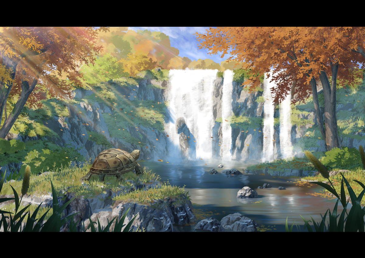 This is a pixiv picture whose title is 旅する亀まとめ！.