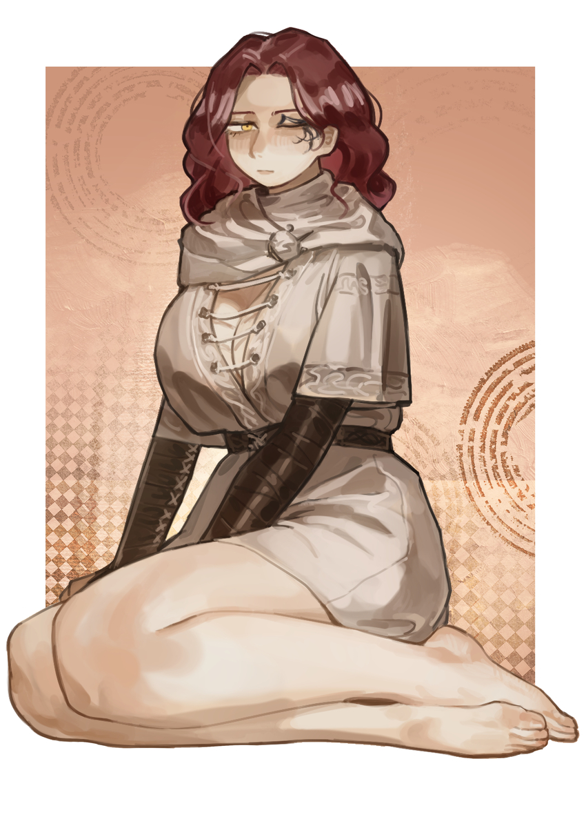 This is a pixiv picture whose title is 注意看，这个女孩叫小梅.