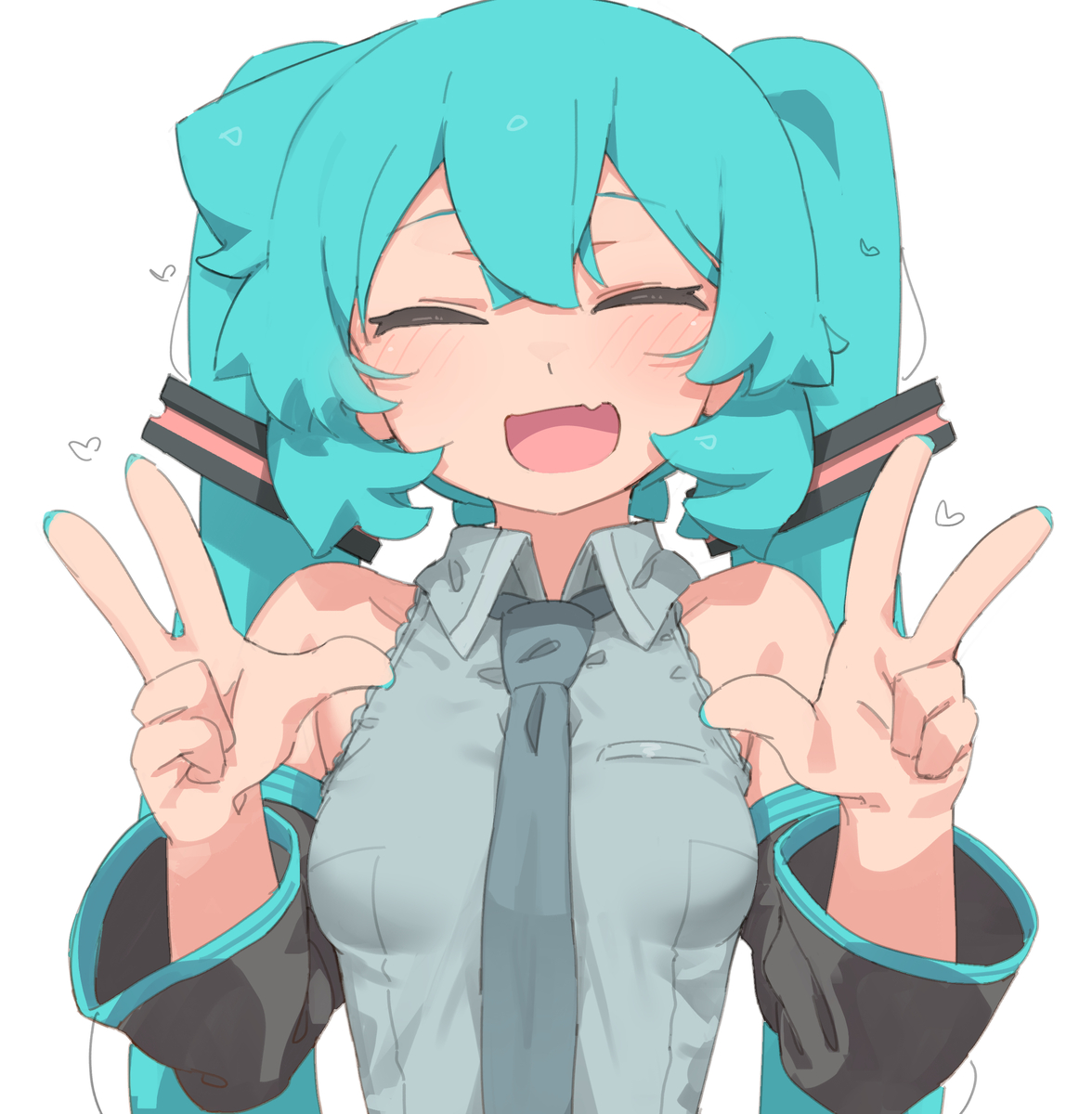 This is a pixiv picture whose title is ✌️✌️.