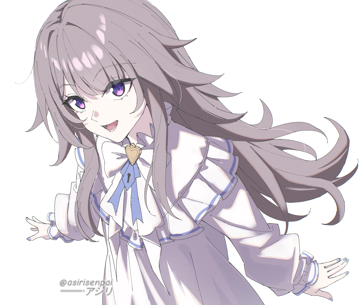 This is a pixiv picture whose title is Madam herta.