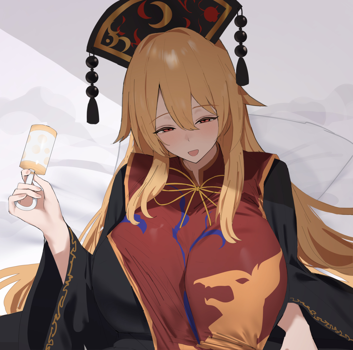 This is a pixiv picture whose title is mama.