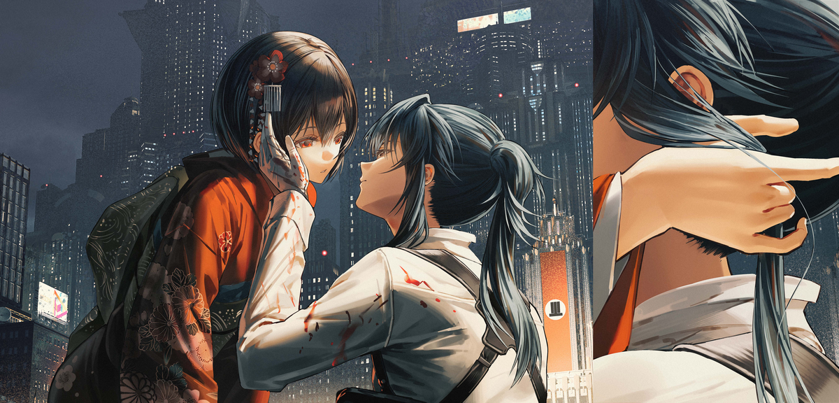 This is a pixiv picture whose title is 彼女の目.