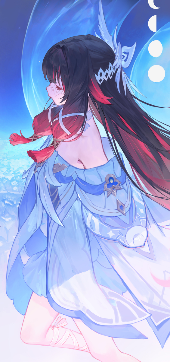 This is a pixiv picture whose title is Columbina.