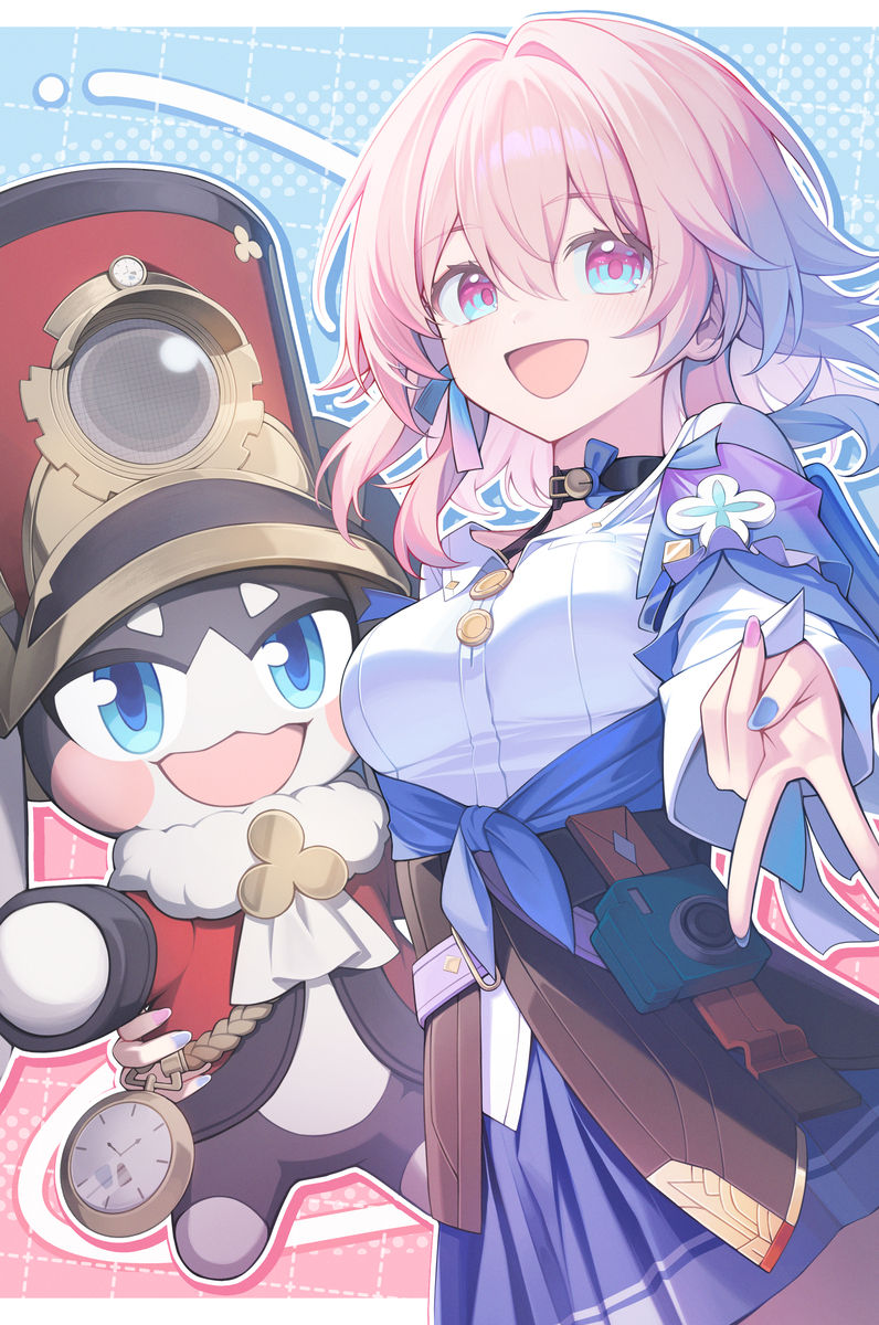 This is a pixiv picture whose title is 三月なのか.