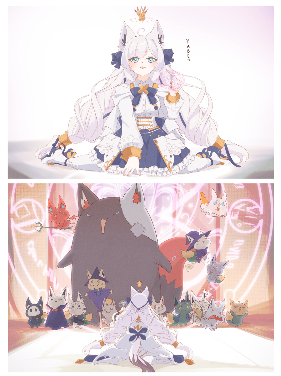 This is a pixiv picture whose title is 冥界の扉開けちゃった...!.