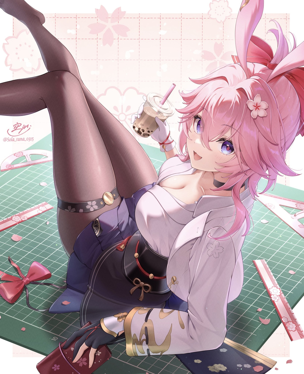 This is a pixiv picture whose title is 緋英.