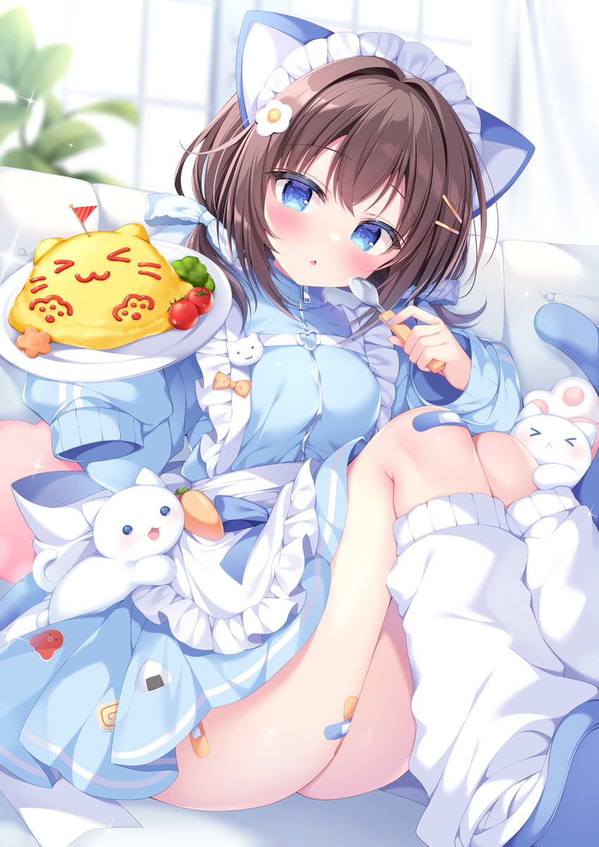 This is a pixiv picture whose title is skeb.