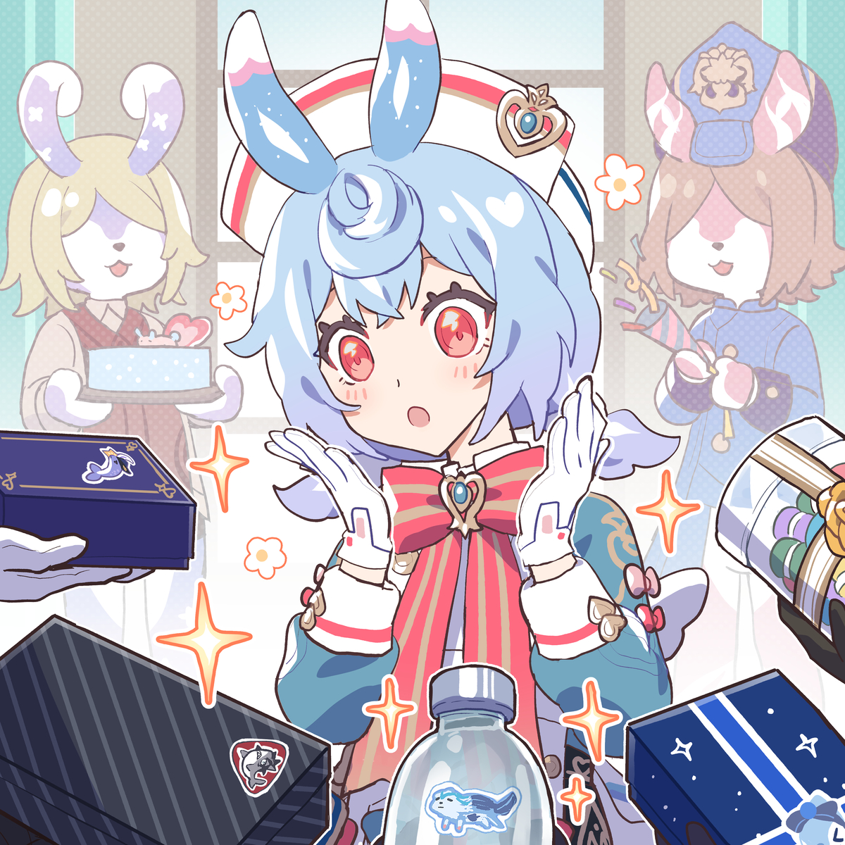 This is a pixiv picture whose title is お誕生日おめでとう~.