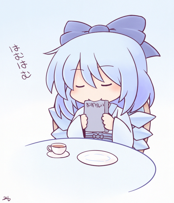 This is a pixiv picture whose title is 文学少女の嗜み.