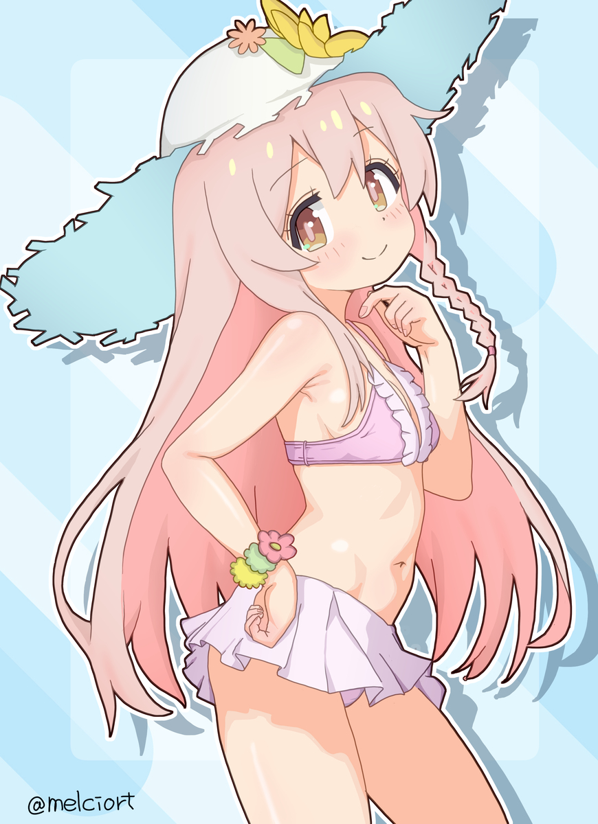 This is a pixiv picture whose title is 水着おにいちゃん.