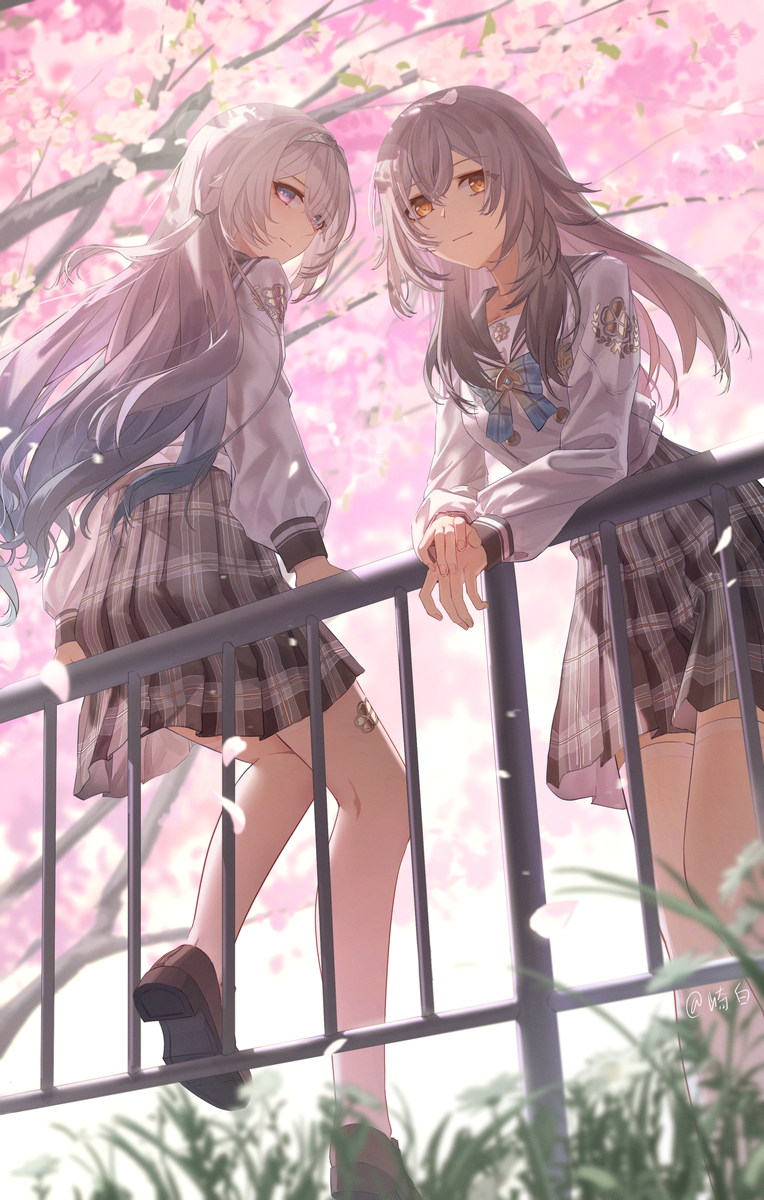 This is a pixiv picture whose title is 星和流萤.